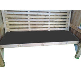 Waterproof Seat Pads - Triple Grey Cushion - Outdoor Cushion for Garden Furniture