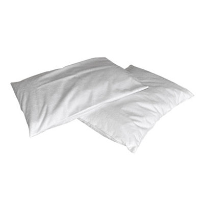 Waterproof Soft Towelling Pillowcase Pair - Standard Size with Zipped Closure for Comfort