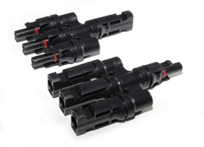 Waterproof Solar Panel Connection Triple Branch