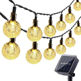 Waterproof Solar Powered Ball Fairy String Light in Warm White 5 Meters 20 LED