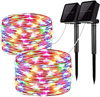 Waterproof Solar Powered Fairy String Light in Multicolored 10 Meters 100 LED