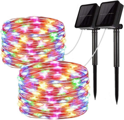 Waterproof Solar Powered Fairy String Light in Multicolored 20 Meters 200 LED