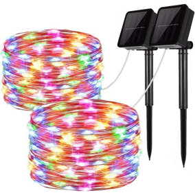 Waterproof Solar Powered Fairy String Light in Multicolored 20 Meters 200 LED