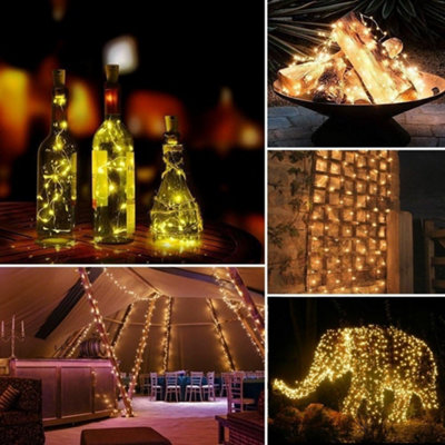 Waterproof Solar Powered Fairy String Light in Warm White 10 Meters 100 LED