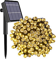 Waterproof Solar Powered Fairy String Light in Warm White 12 Meters 100 LED