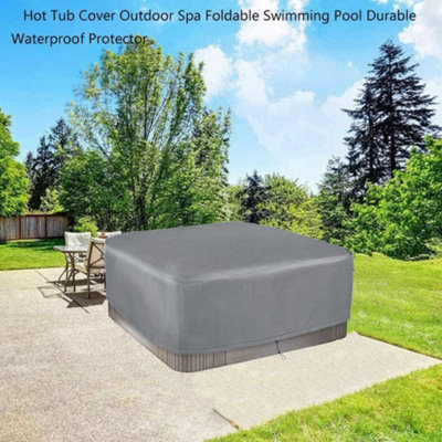 Waterproof square outdoor cover, Spa Protective 210D for Bathtub (220 ...