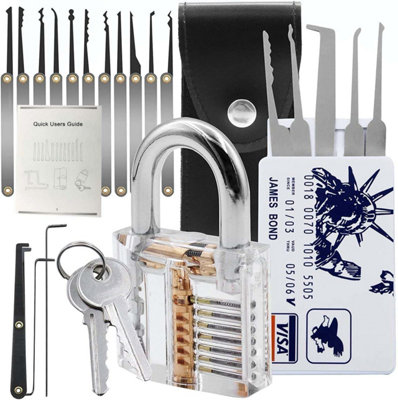 Waterproof Stainless Steel Key Long Lock Set Suitable for Outdoor Fencing