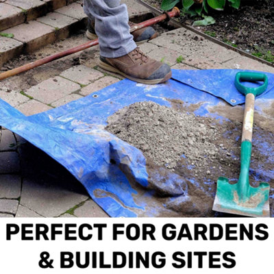 Waterproof tarpaulin for builders - 3