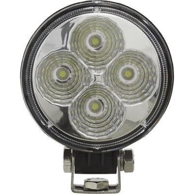 Waterproof Work Light & Mounting Bracket -12W SMD LED - 80mm Round ...