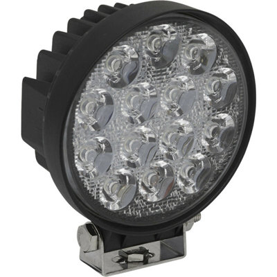 Waterproof Work Light & Mounting Bracket -42W SMD LED - 115mm Round ...