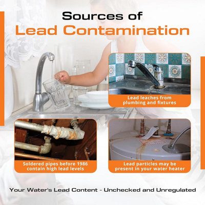 Watersafe Water Lead Test Kit WS-207 (Single) Easy & Accurate DIY Home ...