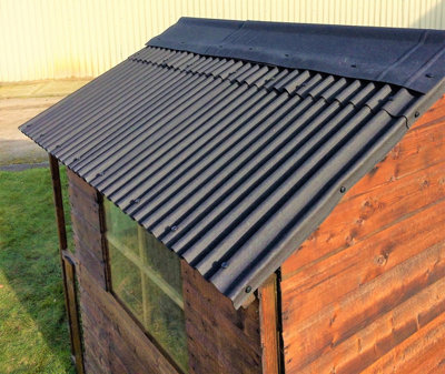 Watershed - Roofing Kit for Sheds, Cabins, Summerhouses, Workshops - Apex or Pent - 8x14ft