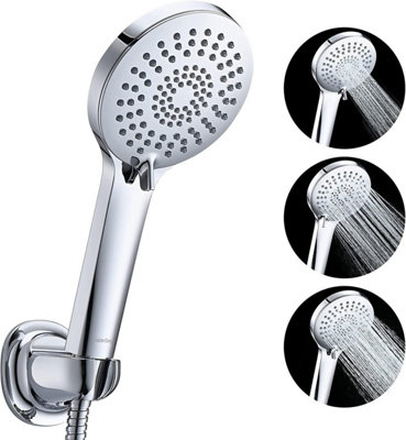 Watersong High Pressure Shower Head Set 3 Function Handheld with Hose