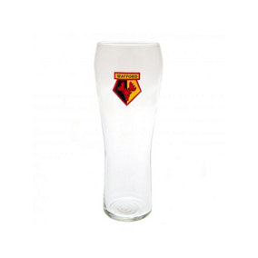 Watford FC Crest Pint Gl Clear (One Size)