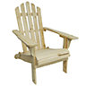 Watsons - Adirondack Wooden Garden Chair  - Natural