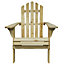 Watsons - Adirondack Wooden Garden Chair  - Natural