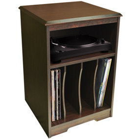 Watsons Audio  Turntable  Lp Record  Vinyl Storage Side End  Bedside Table  Walnut
