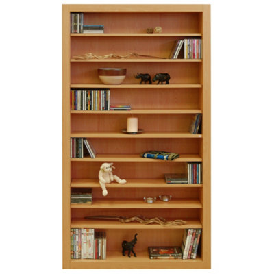 Watsons Baltimore  Large 730 Cd  300 Dvds  Bluray  Media Storage Shelves  Beech