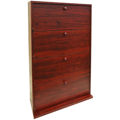 Watsons Cd 200 Cd Storage Cupboard Tilting 4 Drawer Mahogany