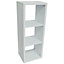 Watsons Cube  3 Cubby Square Display Shelves  Vinyl Lp Record Storage  White