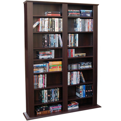 Watsons Genesis  Multimedia 1060 Cd  420 Dvds Bluray Storage Shelves  Dark Oak