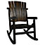 Watsons - Large Outdoor Rocking Chair - Burntwood