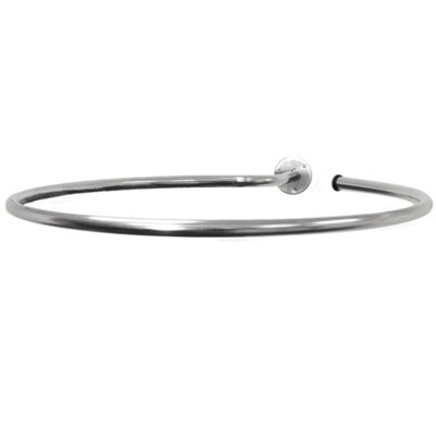Watsons Loop  Stainless Steel Circular Shower Curtain Rail And Curtain Rings - 5