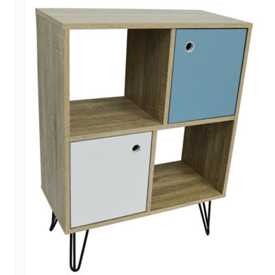 Watsons Open Sideboard Shelving With Cupboards Oak