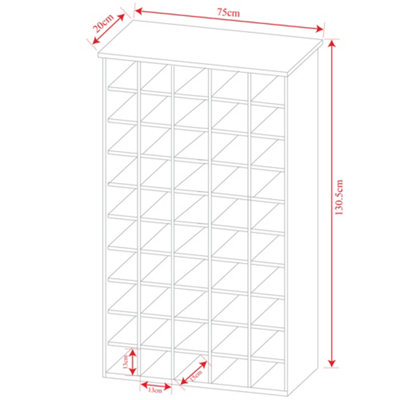 Watsons Pigeon Hole  585 Cd Media Storage Cubby Shelves  Oak