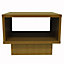 Watsons  Side Bedroom Table Storage Cabinet  Oak