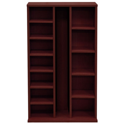 Watsons St Laurence  355 Cd  130 Dvds Bluray Media Storage Shelves  Mahogany