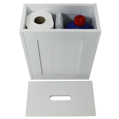 WATSONS - Toilet Roll Store With Grooved Sides - White