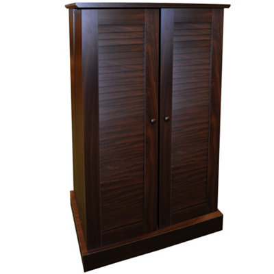 Watsons Victoria 600 Cd 250 Dvds Blu-ray Multimedia Storage Cabinet Walnut