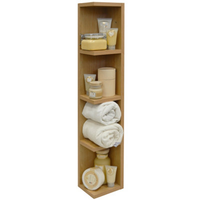 Watsons Virgo  84 Cd  56 Dvds  Bluray  Video Media Wall Storage Shelf  Beech