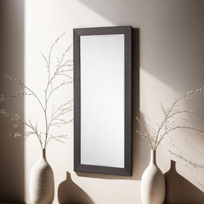 Wave Bronze Full length mirror 170x79cm DIY at B&Q