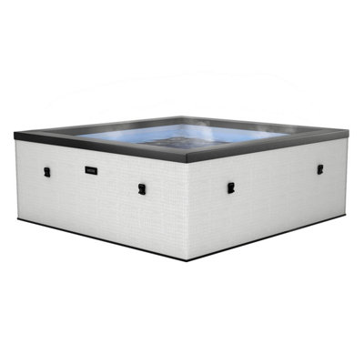 Wave Garda Replacement Spa Liner, Rigid Eco-Foam Hot Tub Inner Liner, Pebble White - 4 Person
