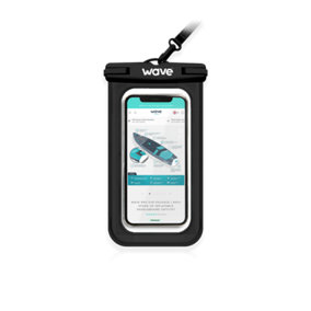 Wave Phone Case Black  Universal Waterproof Mobile Phone Cover