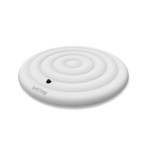 Wave Spa Round 4 Person Protective Thermal Efficient Inflatable Cover, White