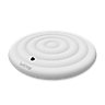 Wave Spa Round 6 Person Protective Thermal Efficient Inflatable Hot Tub Cover, White