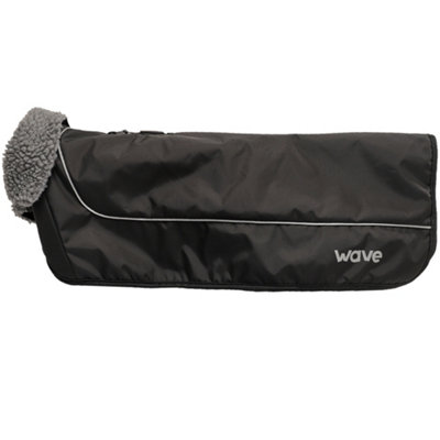 Wave Weatherproof Fleece-lined Dog Robe - Large