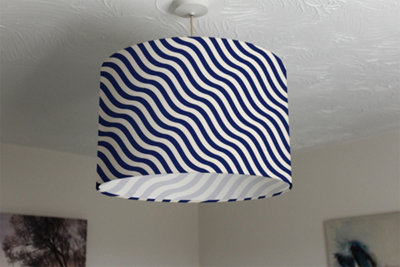 Wavey Lines (Ceiling & Lamp Shade) / 25cm x 22cm / Ceiling Shade