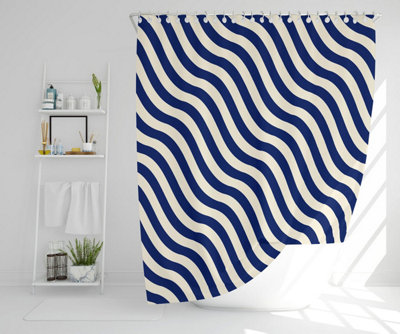 Wavey Lines (Shower Curtain) / Default Title Price Comparisons | Compare The Build
