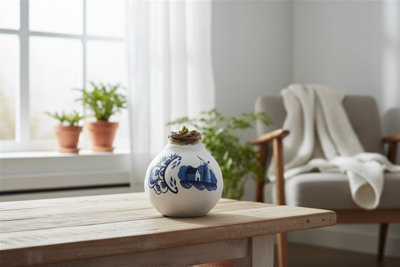 Wax Hipp Delfts Blauw Windmill Material diameter 38 Cm Origin Nl Na ...
