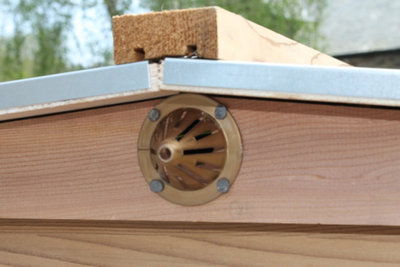 WBC Beehive Bee Keeping Pine 3 Lifts Porch 2 Super 1 Brood Gabled Roof Bee Hive - 8