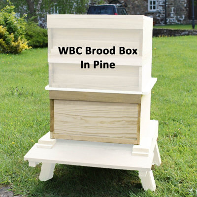 WBC Brood Box Pine Bee Hive Beekeeping Beehive Keeper Apiary