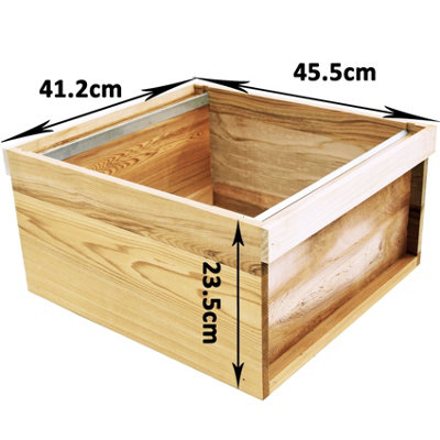 WBC Brood Box Pine Bee Hive Beekeeping Beehive Keeper Apiary - 3