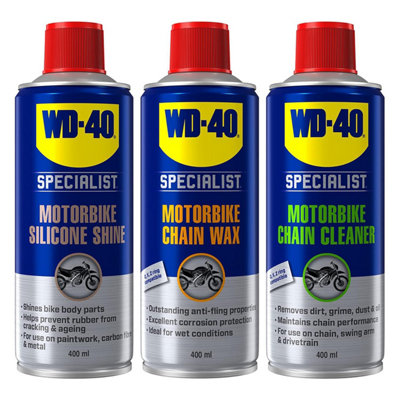 ▷ Buy Motorcycle chain lubricant WD40 Motorbike box of 6 cans