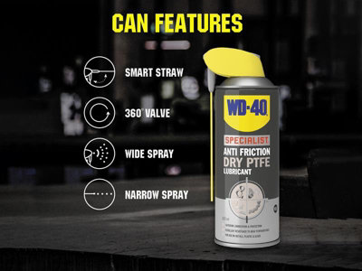 Wd-40 Specialist Dry Ptfe spray 400Ml - 5