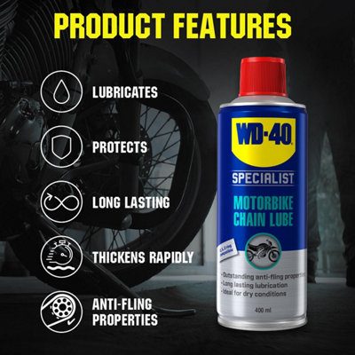 Wd 40 deals motorbike chain lube