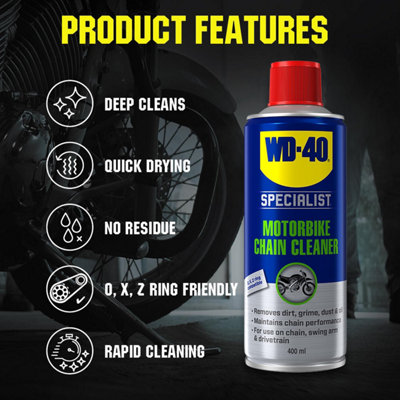 WD-40 Specialist Motorcycle Chain Cleaner 400 ml - buy cheap ▷ FC